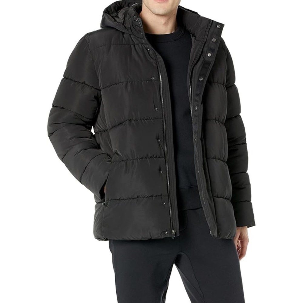Amazon Aware Men's Recycled Polyester Hooded Puffer Jacket